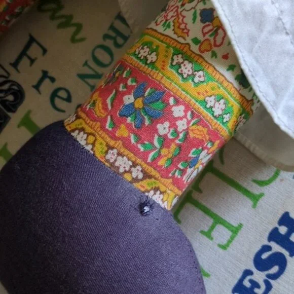 Raggedy Ann & Andy Handmade Yarn Hair Dolls 20" Blue Outfits Embroidered Faces - Picture 10 of 13